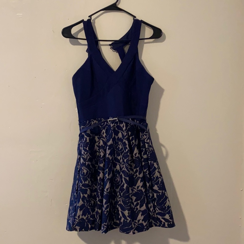 navy blue dress